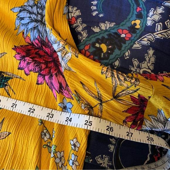 Umgee Yellow Floral Mini Dress - Picture 4 of 8